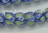 CLG781 14 inches 8*12mm rondelle lampwork glass beads wholesale