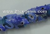 CLG797 15.5 inches 12*18mm cylinder lampwork glass beads wholesale