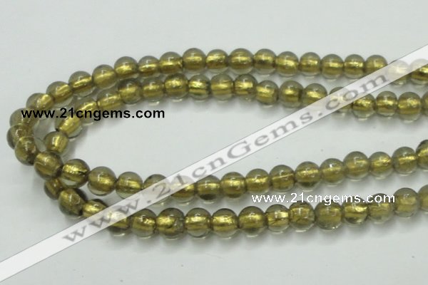 CLG833 15.5 inches 8mm round lampwork glass beads wholesale