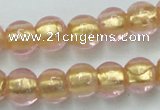 CLG834 15.5 inches 8mm round lampwork glass beads wholesale