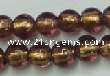 CLG835 15.5 inches 8mm round lampwork glass beads wholesale