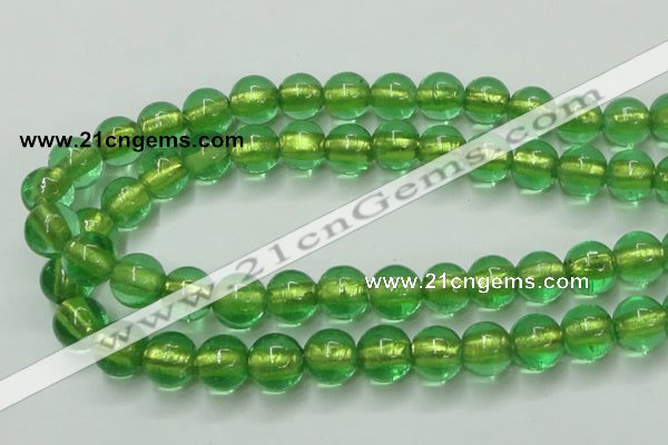 CLG839 15.5 inches 12mm round lampwork glass beads wholesale