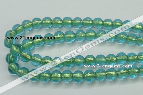 CLG840 15.5 inches 12mm round lampwork glass beads wholesale