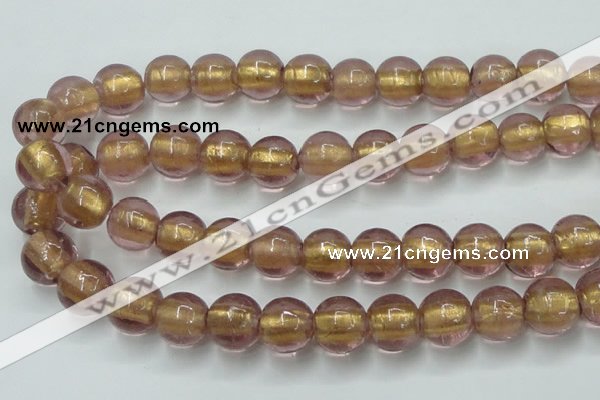 CLG841 15.5 inches 12mm round lampwork glass beads wholesale