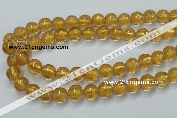 CLG842 15.5 inches 12mm round lampwork glass beads wholesale