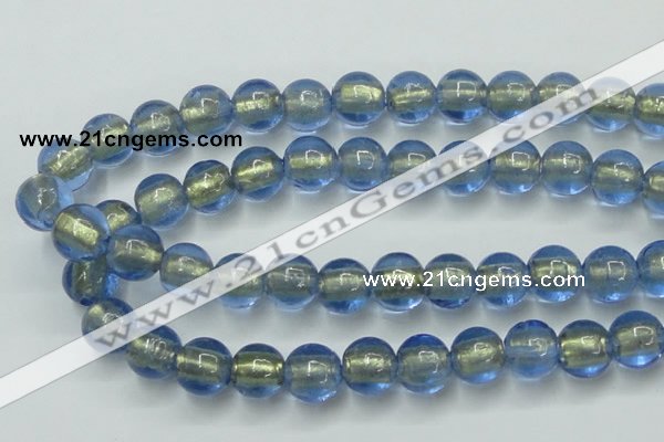 CLG843 15.5 inches 12mm round lampwork glass beads wholesale