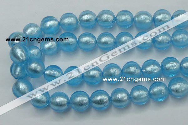 CLG847 15.5 inches 18mm round lampwork glass beads wholesale