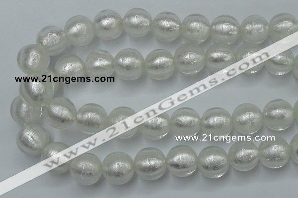 CLG848 15.5 inches 18mm round lampwork glass beads wholesale