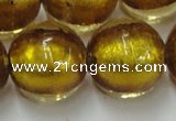 CLG850 15.5 inches 18mm round lampwork glass beads wholesale