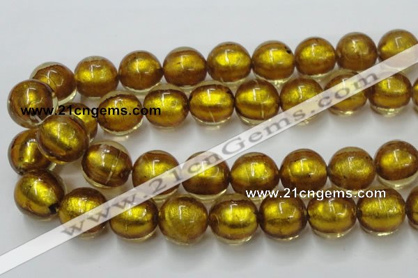 CLG850 15.5 inches 18mm round lampwork glass beads wholesale