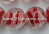 CLG852 15.5 inches 18mm round lampwork glass beads wholesale