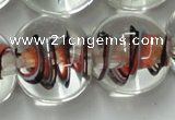 CLG853 15.5 inches 18mm round lampwork glass beads wholesale