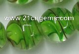 CLG855 15.5 inches 18mm round lampwork glass beads wholesale