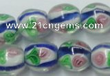 CLG875 15.5 inches 12mm round lampwork glass beads wholesale