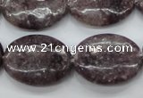 CLI30 15.5 inches 18*25mm oval lilac jasper beads wholesale