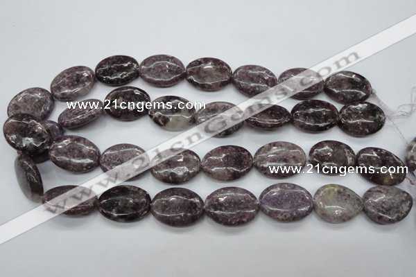 CLI30 15.5 inches 18*25mm oval lilac jasper beads wholesale