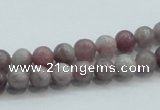 CLI51 15.5 inches 6mm round natural lilac jasper beads wholesale