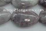 CLI61 15.5 inches 22*30mm teardrop natural lilac jasper beads wholesale