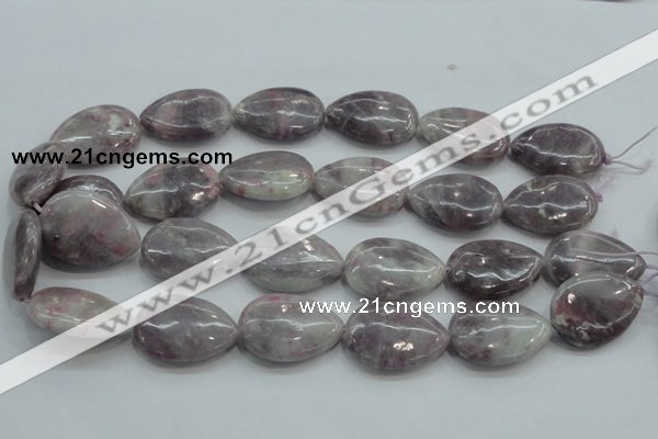 CLI61 15.5 inches 22*30mm teardrop natural lilac jasper beads wholesale