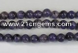 CLJ213 15.5 inches 6mm round dyed sesame jasper beads wholesale