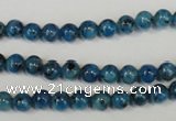 CLJ214 15.5 inches 6mm round dyed sesame jasper beads wholesale