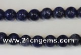 CLJ222 15.5 inches 8mm round dyed sesame jasper beads wholesale