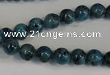 CLJ223 15.5 inches 8mm round dyed sesame jasper beads wholesale