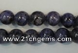 CLJ233 15.5 inches 10mm round dyed sesame jasper beads wholesale