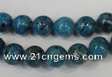 CLJ235 15.5 inches 10mm round dyed sesame jasper beads wholesale