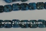 CLJ265 15.5 inches 10*10mm square dyed sesame jasper beads wholesale