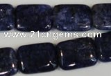 CLJ294 15.5 inches 15*20mm rectangle dyed sesame jasper beads wholesale