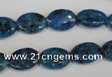 CLJ320 15.5 inches 10*14mm oval dyed sesame jasper beads wholesale