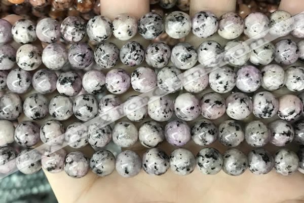 CLJ503 15.5 inches 4mm,6mm,8mm,10mm & 12mm round sesame jasper beads