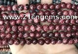 CLJ510 15.5 inches 4mm,6mm,8mm,10mm & 12mm round sesame jasper beads