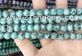 CLJ518 15.5 inches 4mm,6mm,8mm,10mm & 12mm round sesame jasper beads