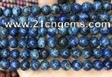 CLJ521 15.5 inches 4mm,6mm,8mm,10mm & 12mm round sesame jasper beads