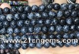 CLJ522 15.5 inches 4mm,6mm,8mm,10mm & 12mm round sesame jasper beads