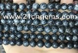 CLJ523 15.5 inches 4mm,6mm,8mm,10mm & 12mm round sesame jasper beads