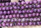 CLJ555 15.5 inches 6mm,8mm,10mm & 12mm faceted round sesame jasper beads