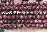 CLJ556 15.5 inches 6mm,8mm,10mm & 12mm faceted round sesame jasper beads