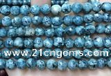 CLJ558 15.5 inches 6mm,8mm,10mm & 12mm faceted round sesame jasper beads