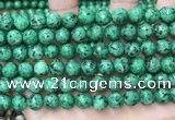 CLJ560 15.5 inches 6mm,8mm,10mm & 12mm faceted round sesame jasper beads