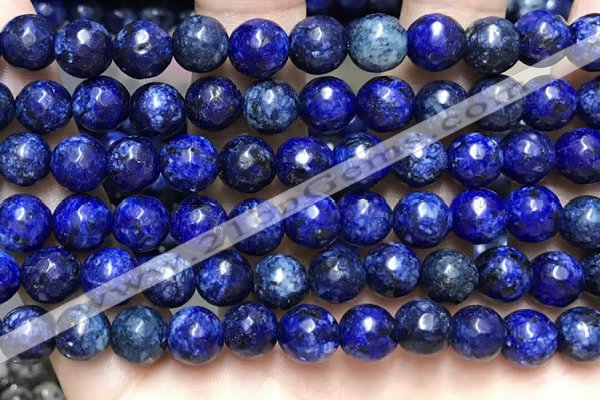 CLJ563 15.5 inches 6mm,8mm,10mm & 12mm faceted round sesame jasper beads