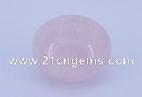 CLO01 19*30mm rondelle loose rose quartz gemstone beads wholesale