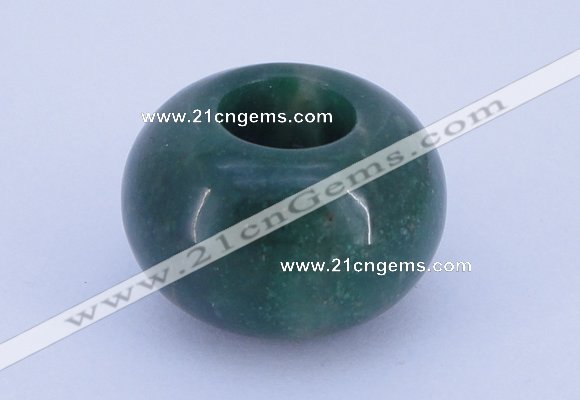 CLO06 19*30mm rondelle loose African jade gemstone beads wholesale