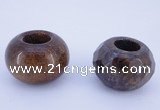 CLO18 19*30mm rondelle loose bronzite gemstone beads wholesale