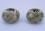 CLO23 19*30mm rondelle loose rhyolite gemstone beads wholesale