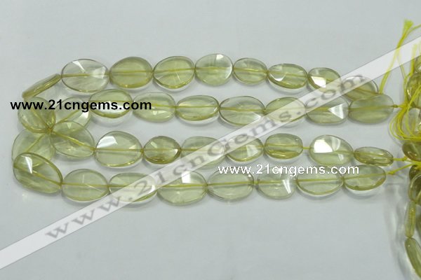 CLQ103 15*20mm - 20*28mm nuggets natural lemon quartz beads