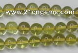 CLQ201 15.5 inches 6mm round natural lemon quartz beads wholesale