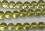 CLQ203 15.5 inches 10mm round natural lemon quartz beads wholesale